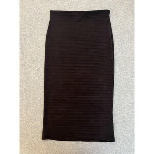 Milkyway Skirt Womens Large Midi‎ Stretch Bodycon Pencil Made in USA Classic